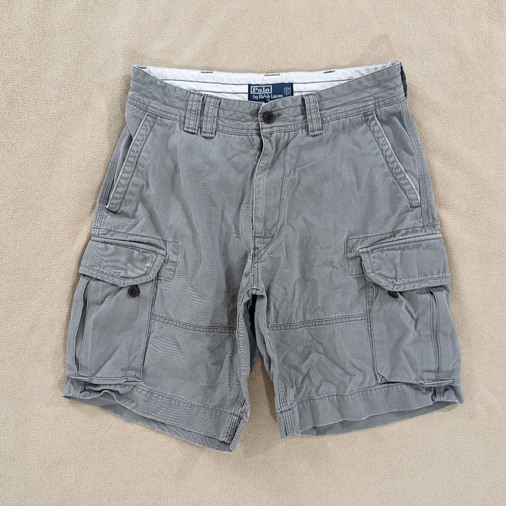 Polo By Ralph Lauren Shorts Men's 34 Gray Cargo